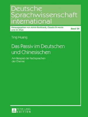 cover image of Das Passiv im Deutschen und Chinesischen